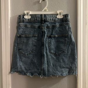 wild fable jean skirt
